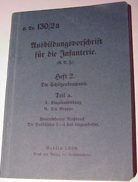 Ausbildungsvorschrift für die Infanterie